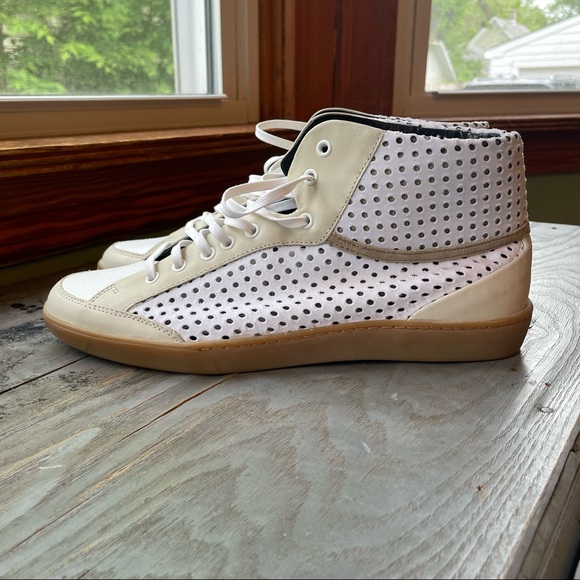 LIKE NEW SWEAR London white high top shoes | size 43 - Picture 7 of 7